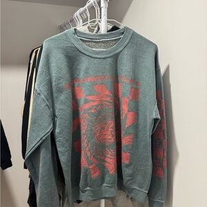 Green and Red Graphic  Sublime Sweat shirt